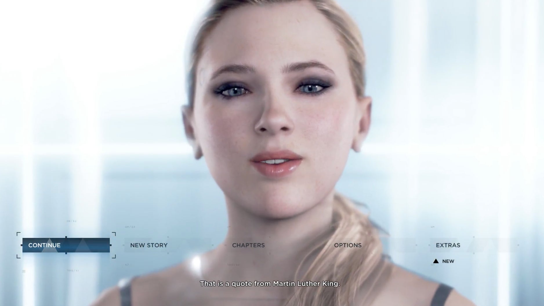 “That is a quote from Martin Luther King.”