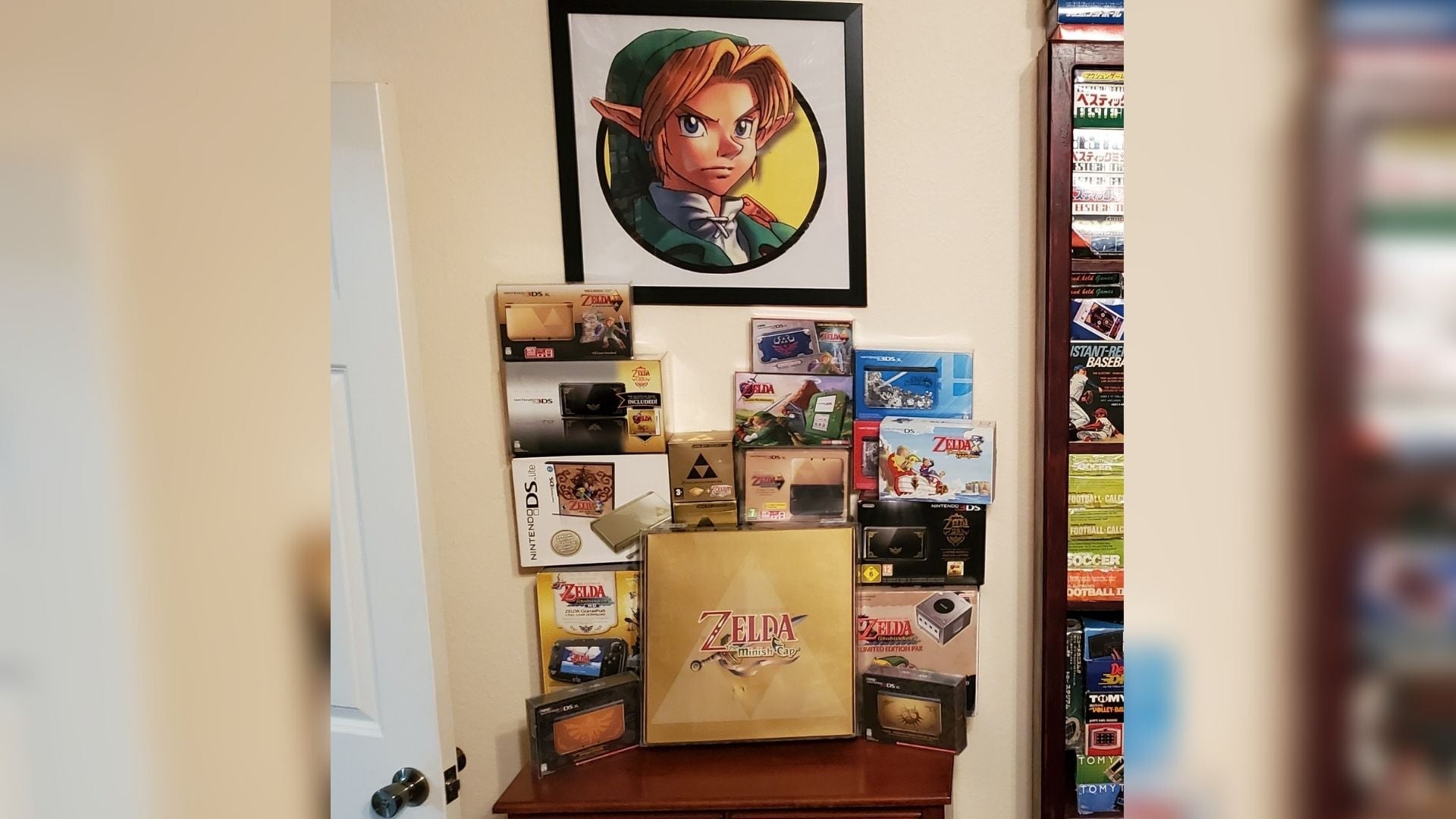 Ever since her older sister brought home The Legend of Zelda in 1987, Linda has dedicated a portion of her massive collection to all things Zelda