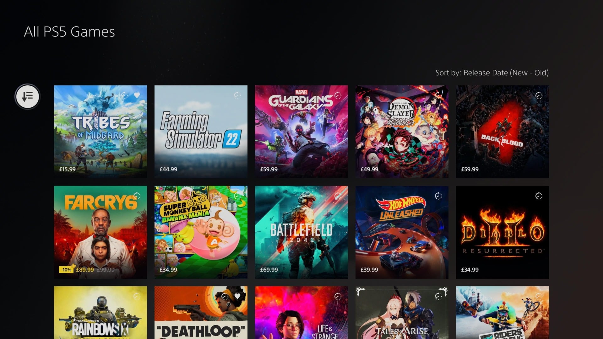As if it weren’t already difficult enough to find, when you find a way to sort by “new” release dates, it’s filled with unreleased games.