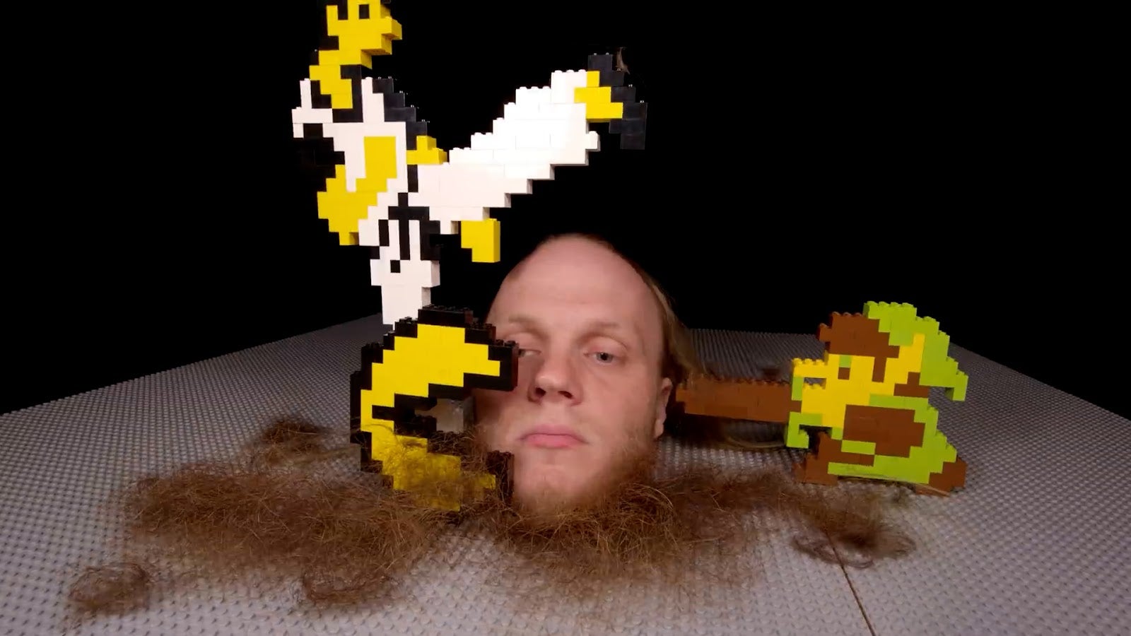Shave and a haircut, 8 bits. 
