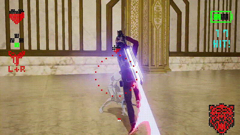 No More Heroes 3 combat is beautiful and bloody.