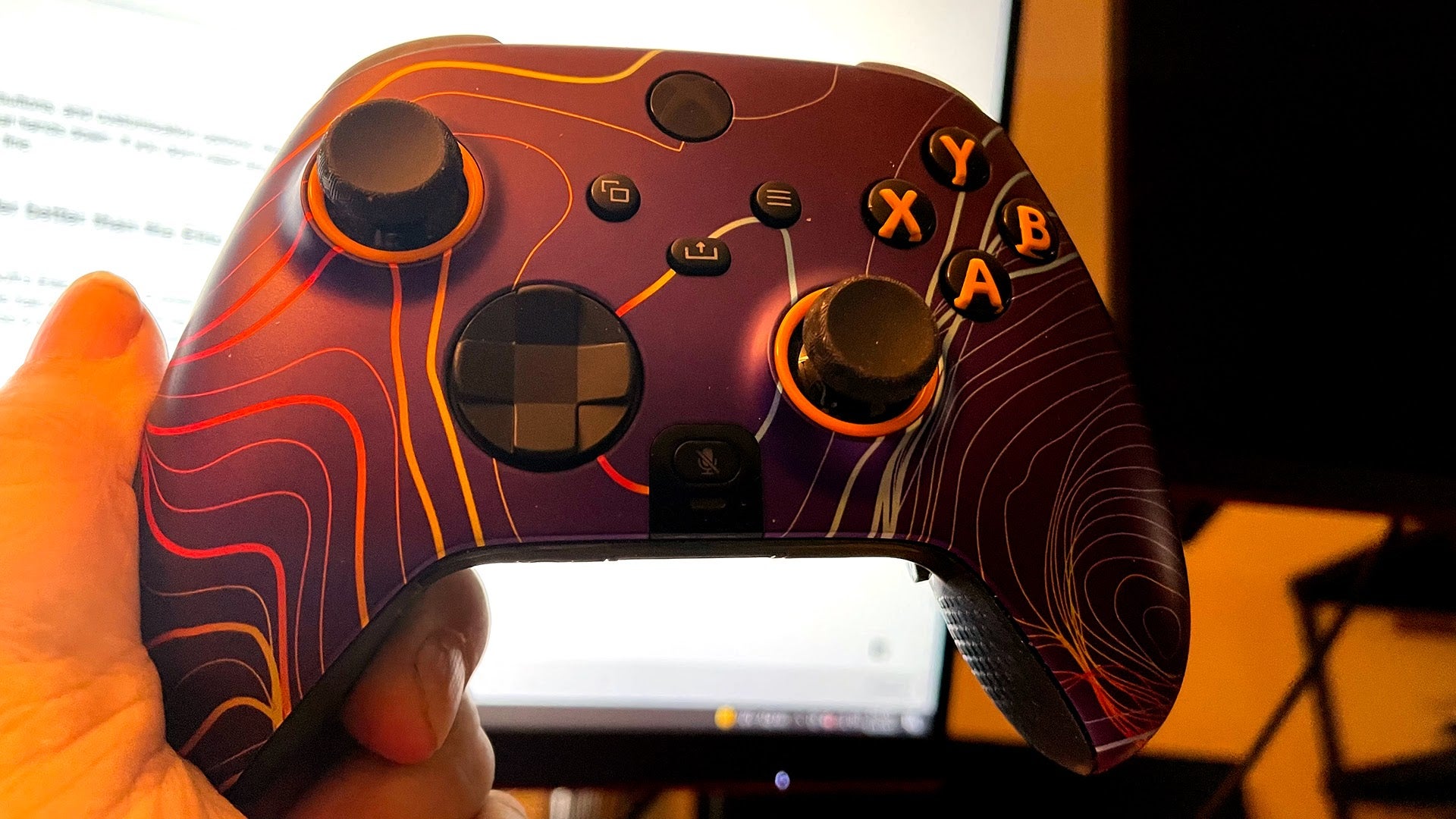 Seriously, my hands are huge. 