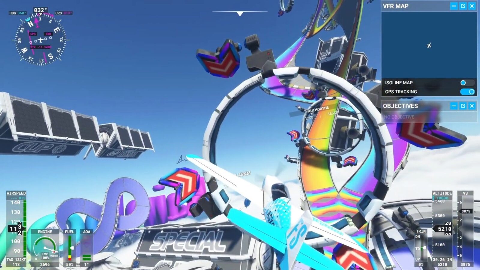 Mario Flight Simulator And Now, Mario Kart Tracks In Flight Simulator - Kotaku