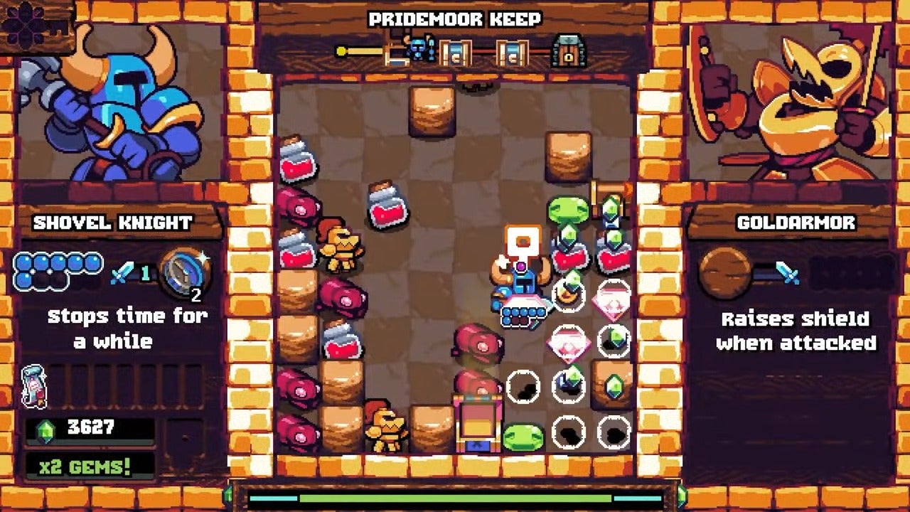 Shovel Knight the puzzle game. 