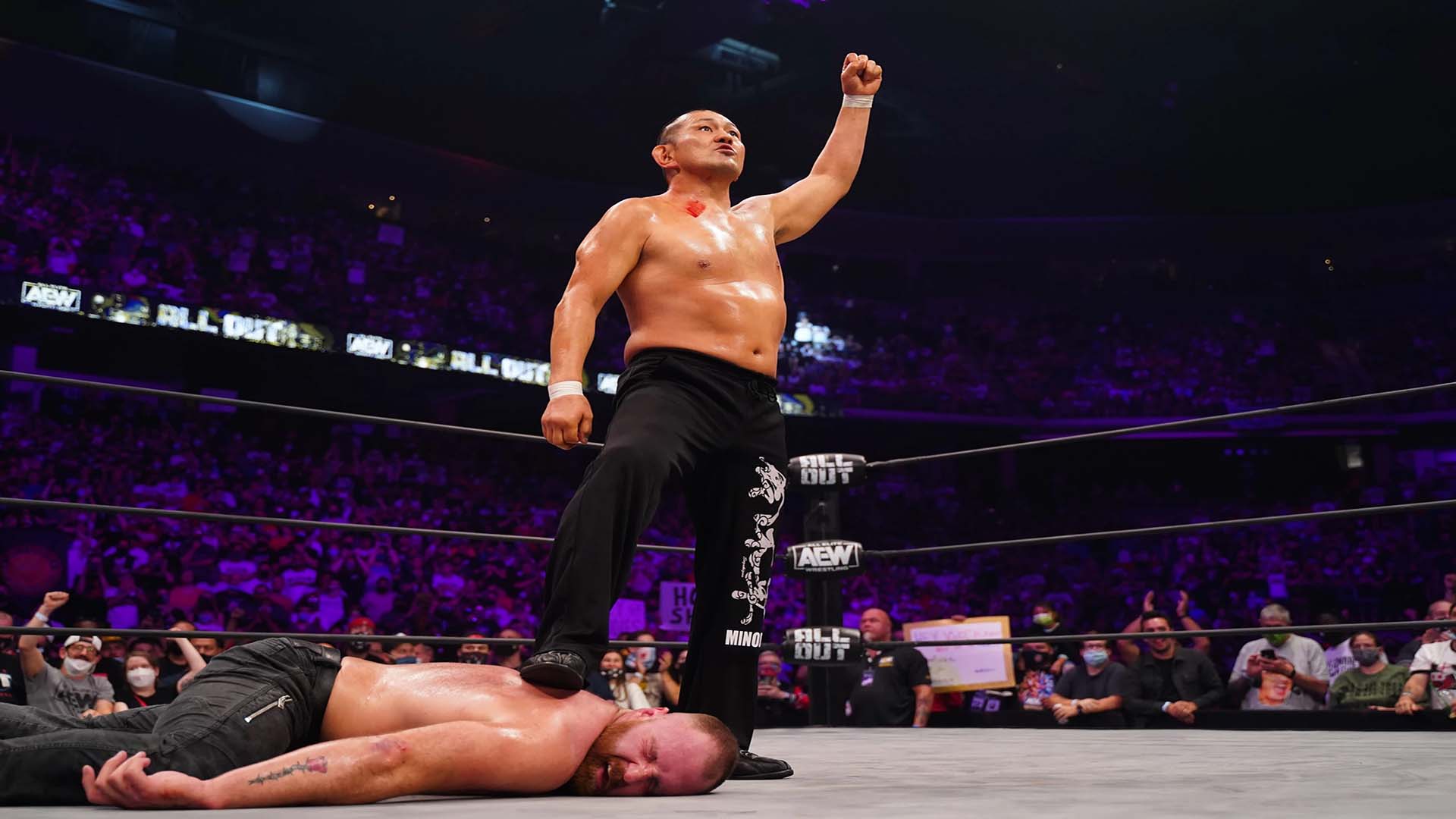 It’s crazy that we live in a world where Minoru Suzuki can just show up on AEW. Kaze Ni Nare indeed!