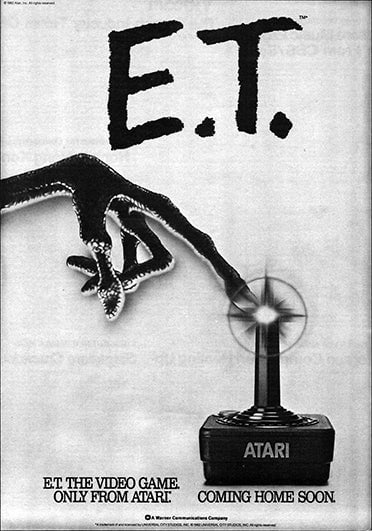 An ad for Atariâs infamous E.T. from the October 16, 1982 issue of Billboard