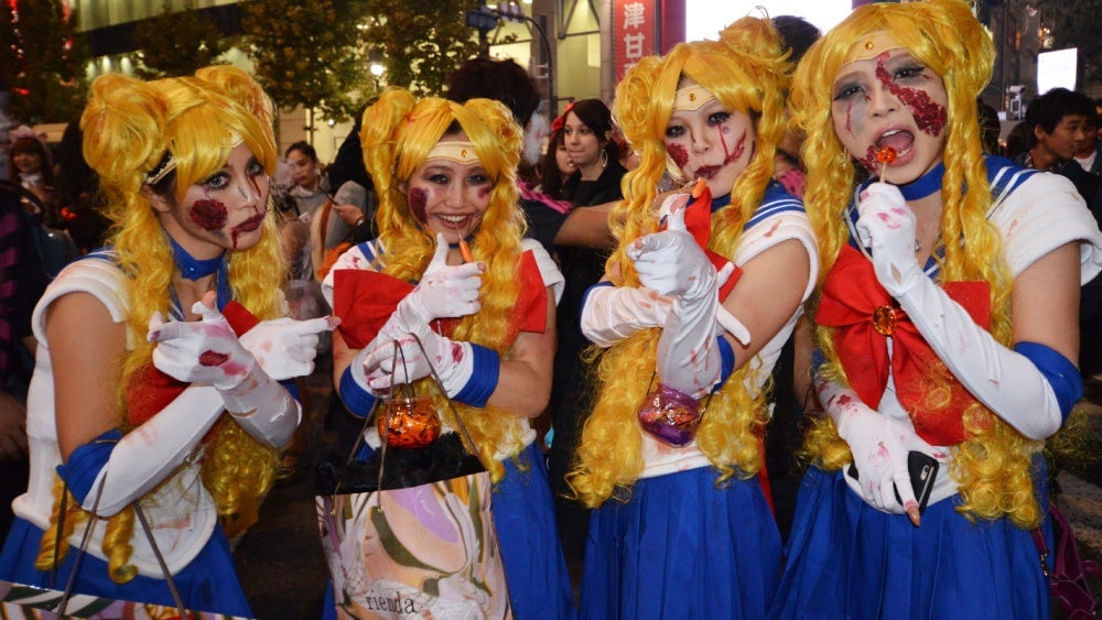 Zombified Sailor Moon outfits.