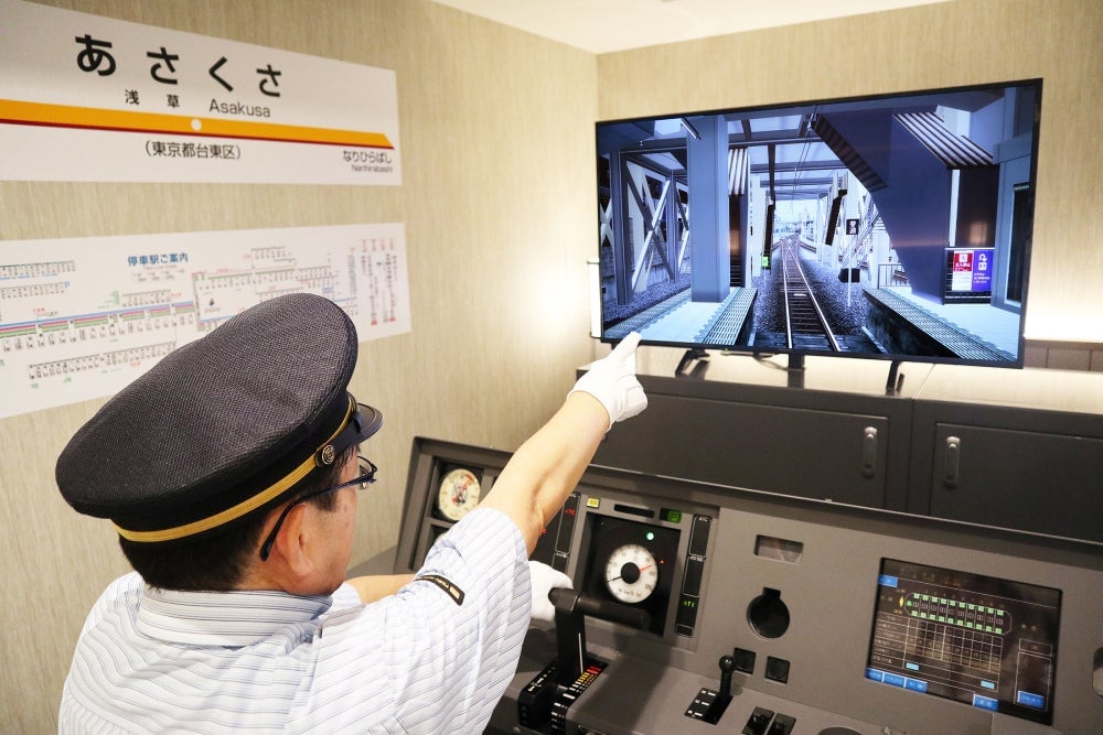 Japanese train drivers point to confirm the speed.