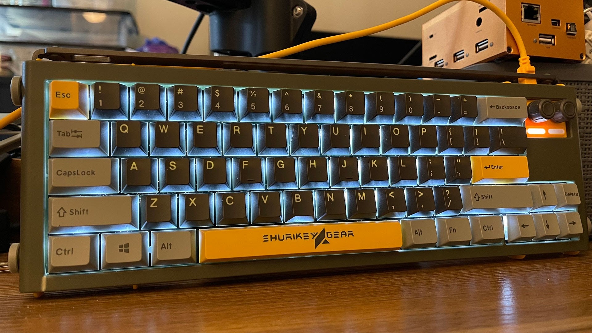 The darker frame is growing on me. 