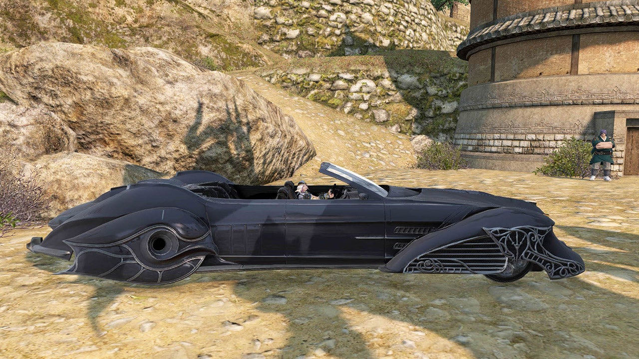 Help me, this car is huge.