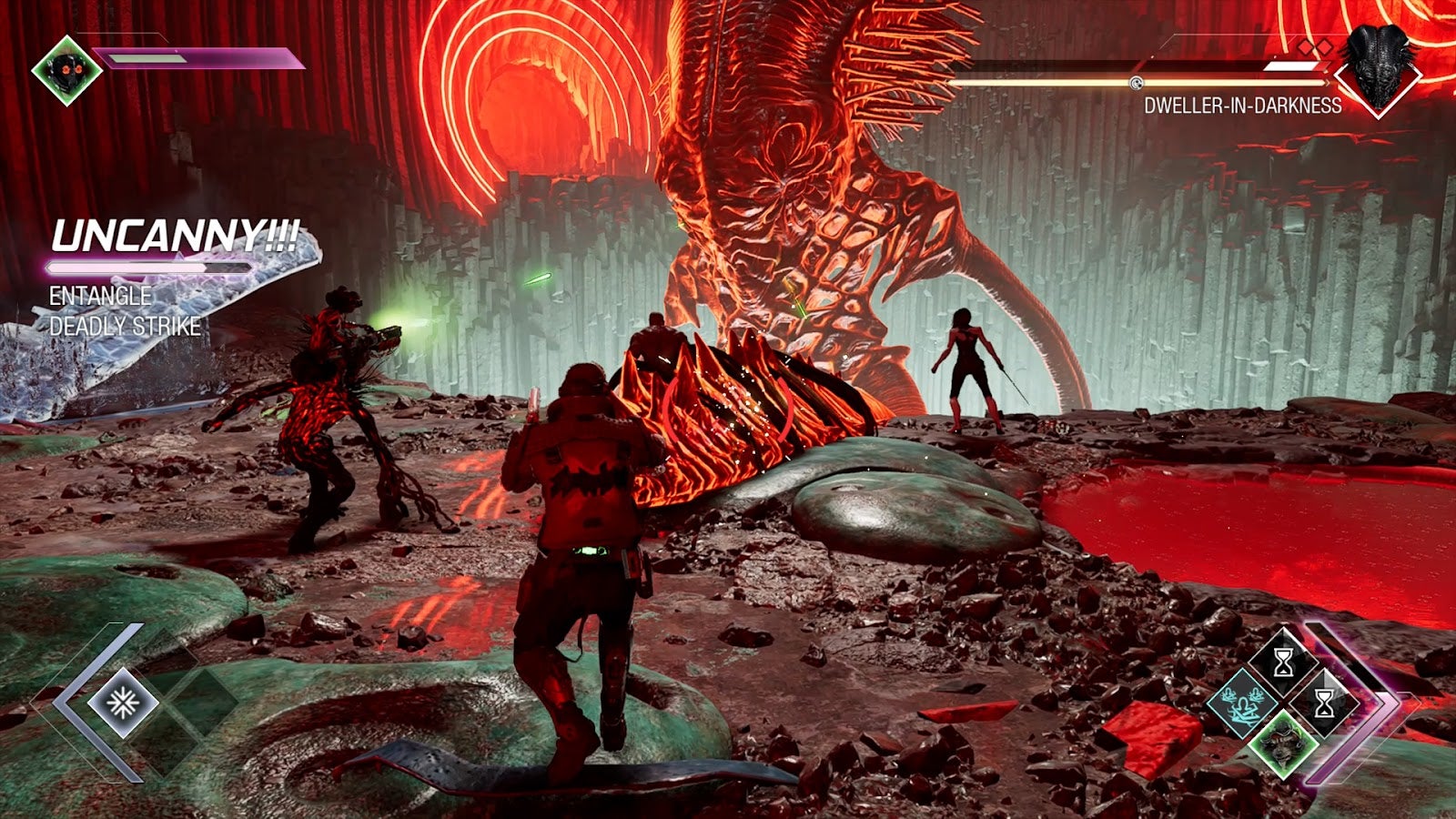 Sometimes you got to grab a giant space monster’s tentacle and hold on tight. 