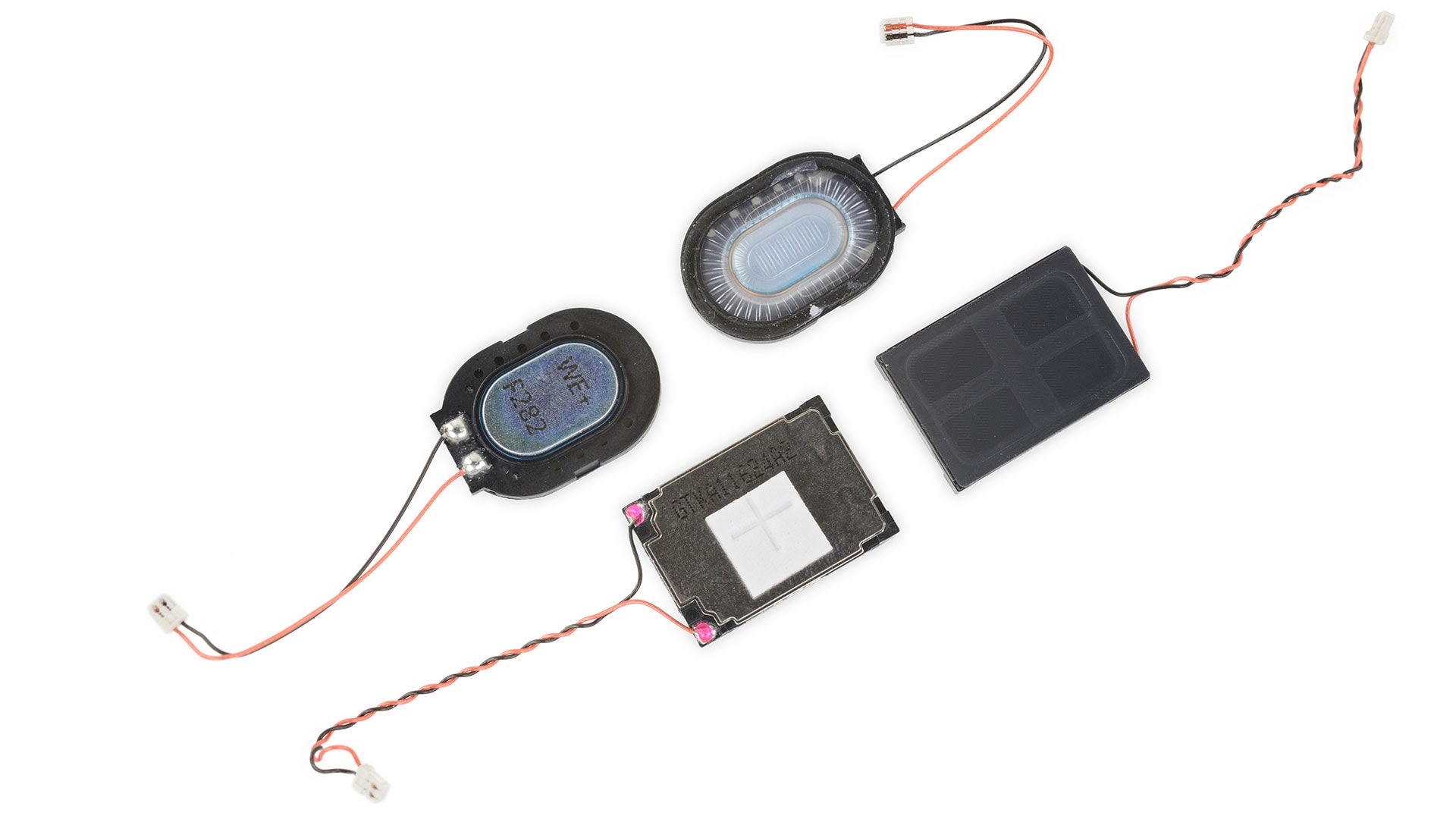 Top: Original Switch speakers. Bottom: OLED Switch speakers. 