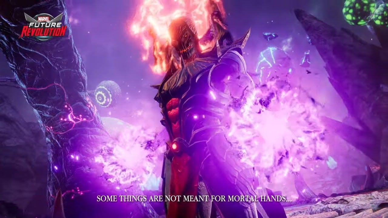 That’s when glowing purple hands come into play. 