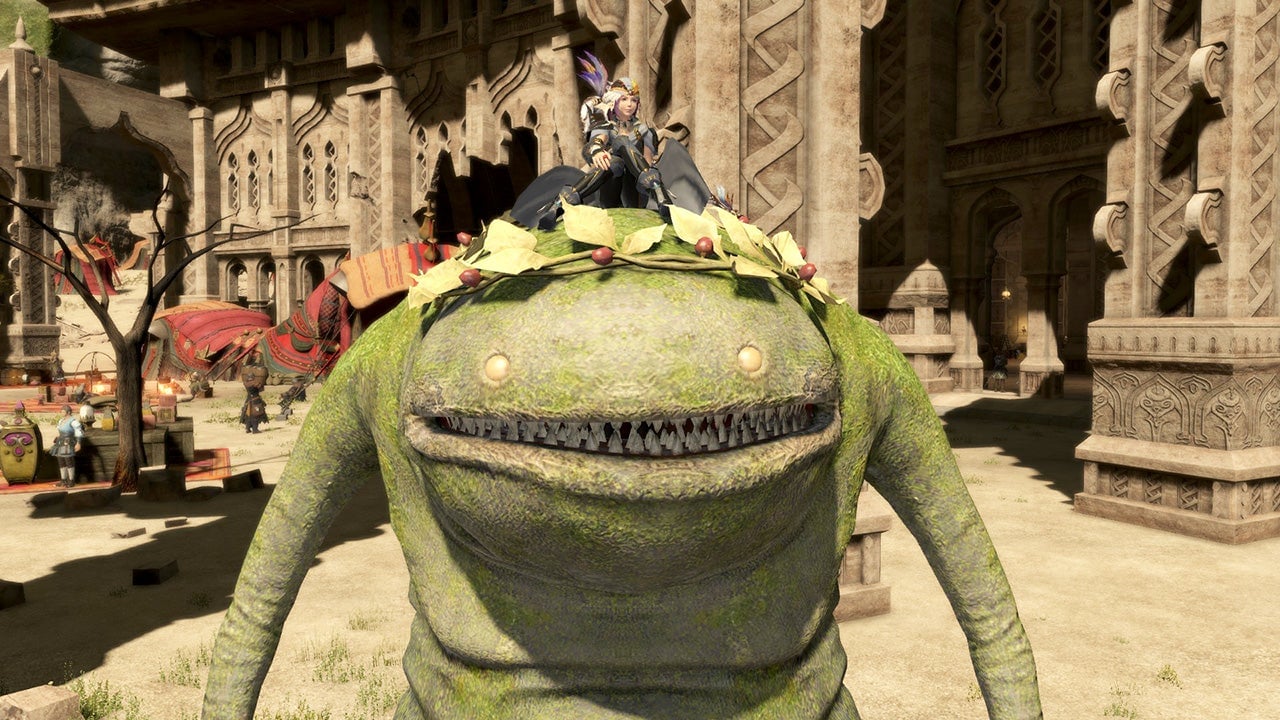 Just chilling with my Goobbue.