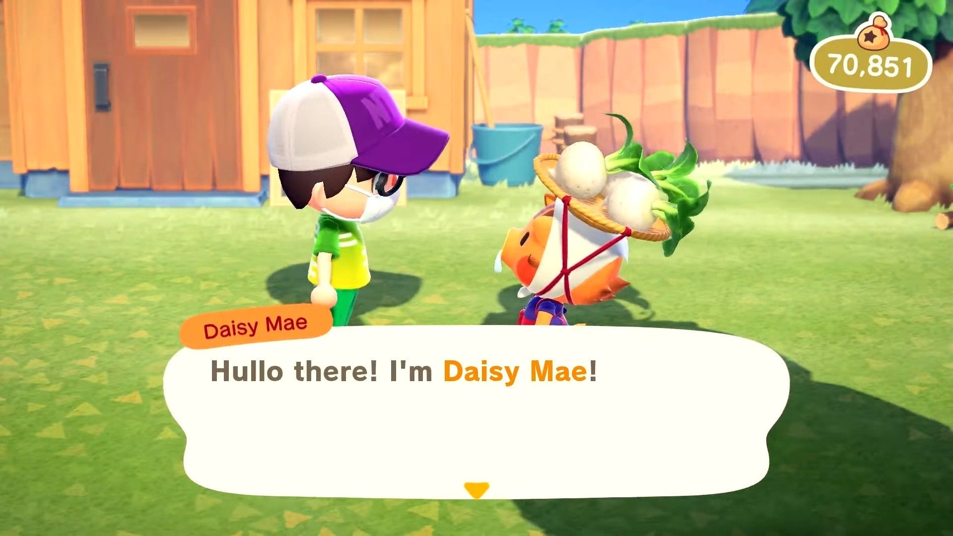 Leave the turnips at the door, Mae. It is time to relax and grab a cup of coffee. 