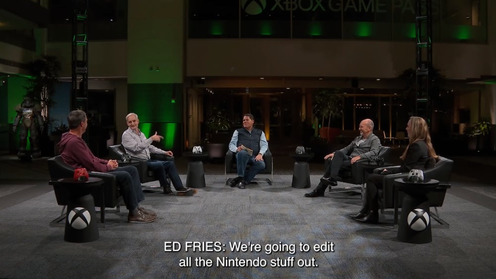 Of course, he was joking. 