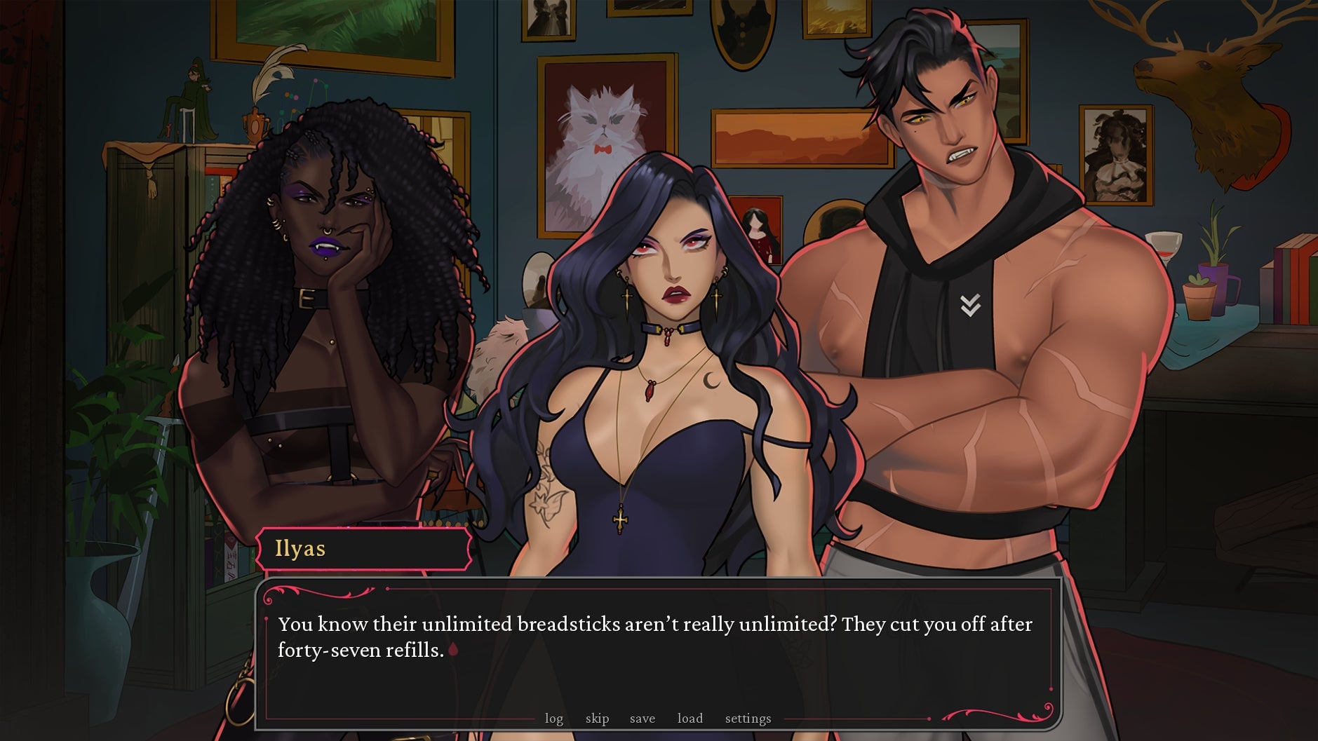 Sure hope they’re eating breadsticks without garlic.