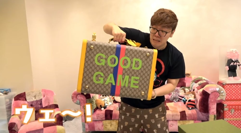 Maybe he’ll display it next to his Supreme trunks? 