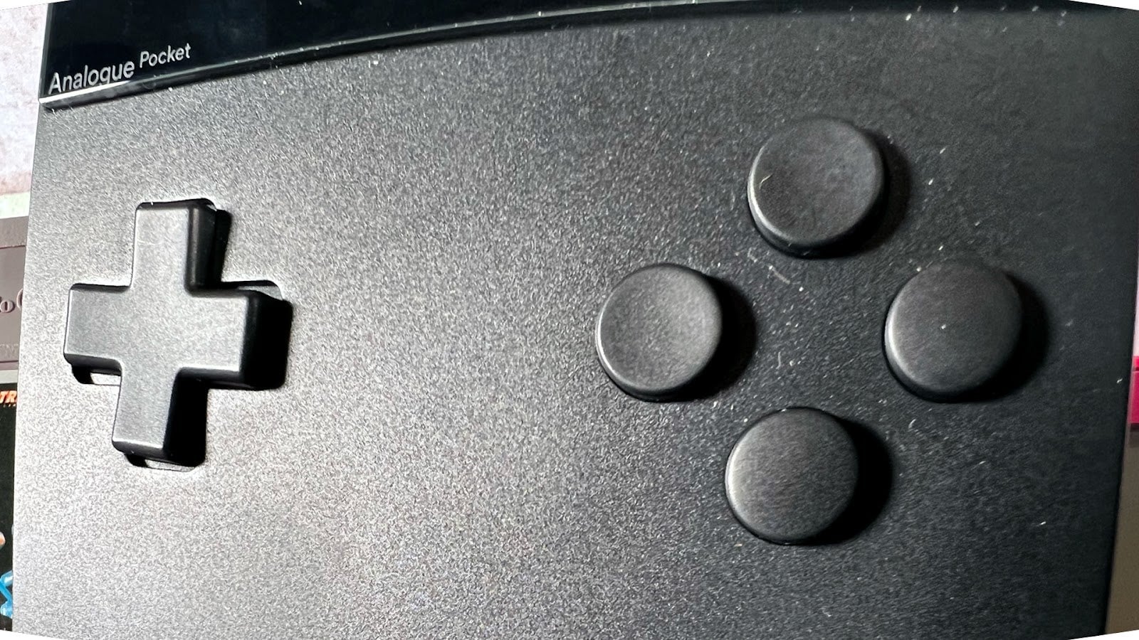 Black plastic loves dust.