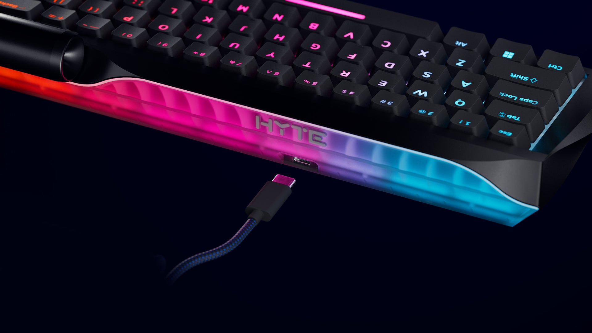 Wait, how is it glowing with the USB-C unplugged? I call shenanigans.