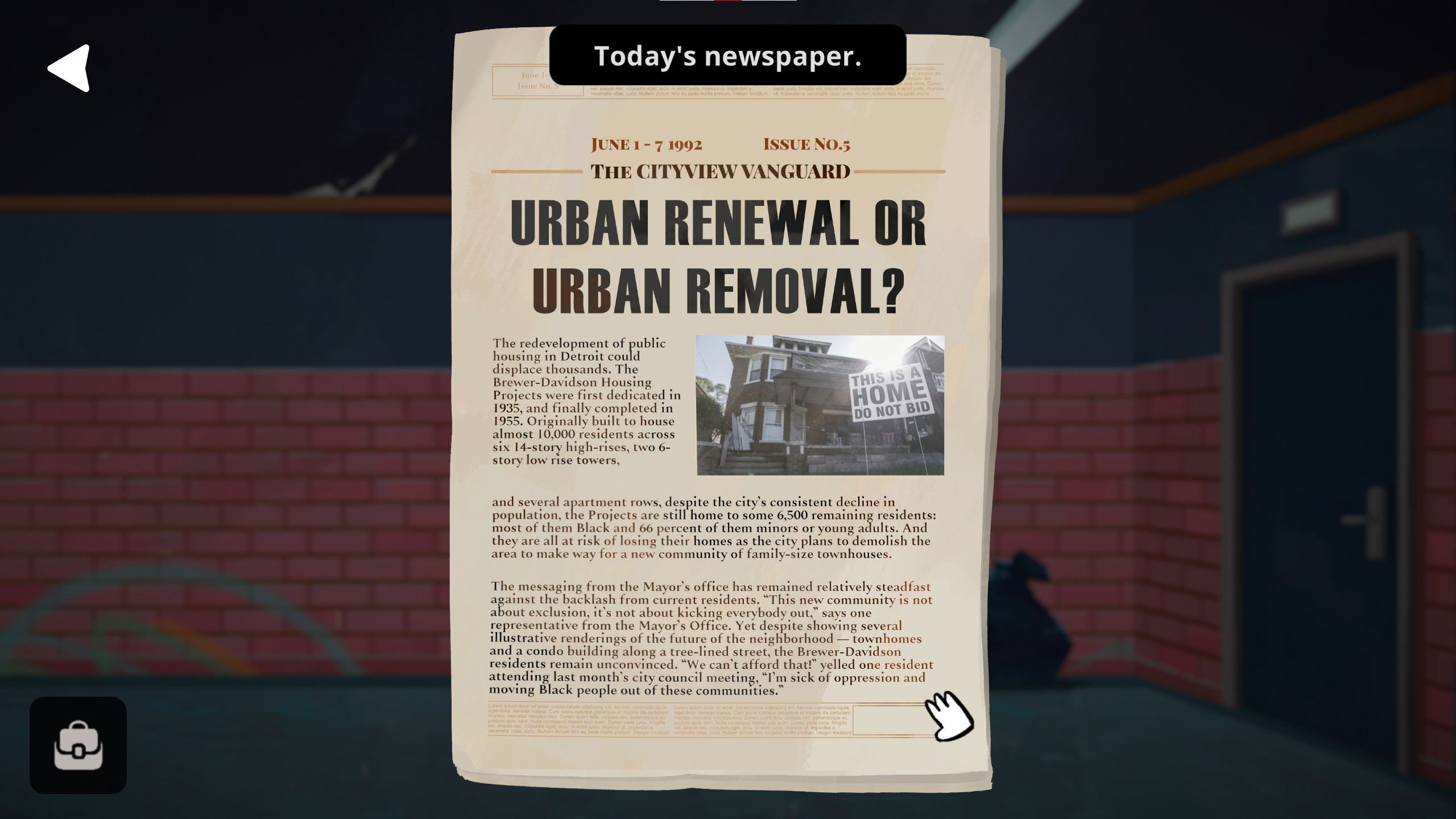 One man’s renewal is another man’s removal. 