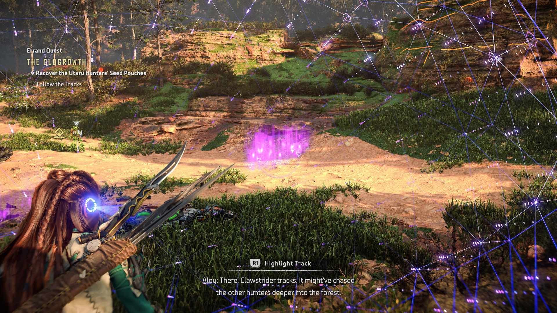 In detective-style quests, you can use your Focus to highlight tracks, allowing you to track your target.