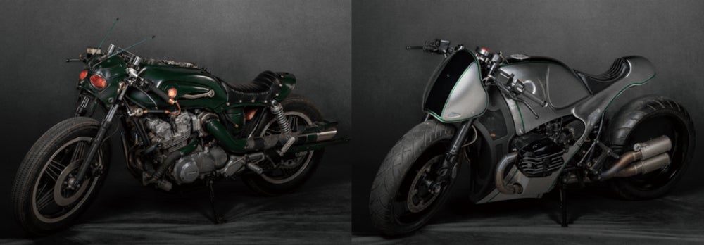 That Shadow Moon bike (on the left) is slick. 