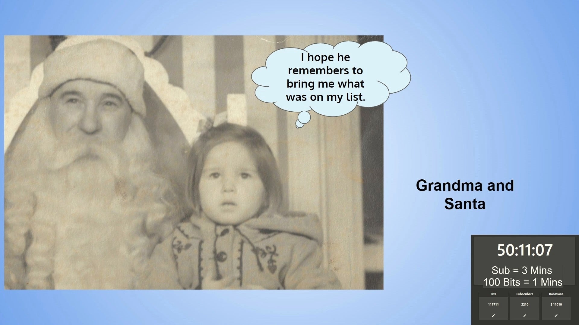 Grandma out here thinking facts.