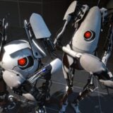 Portal characters prepare for danger.