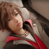 Sora lays in bed.