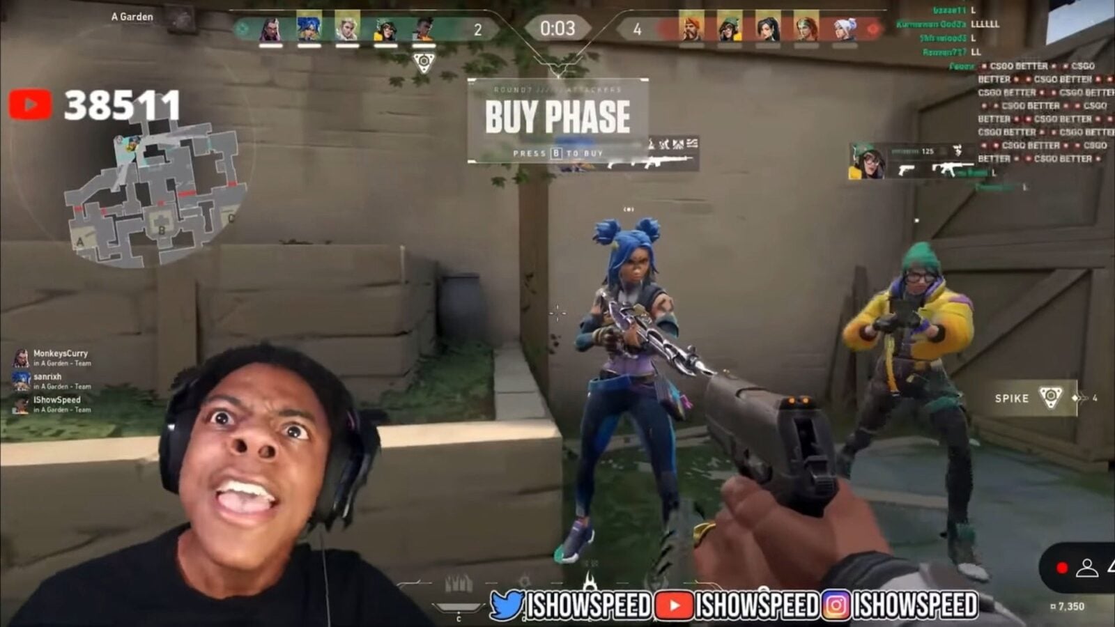 Ishowspeed Riot YouTube Streamer With 6.9M Followers Banned After Valorant Tirade Clip ...