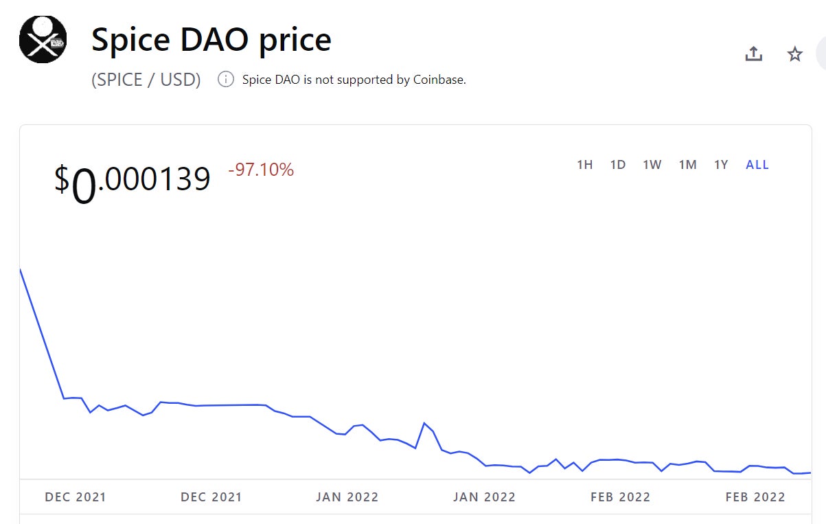 Screenshot: Coinbase