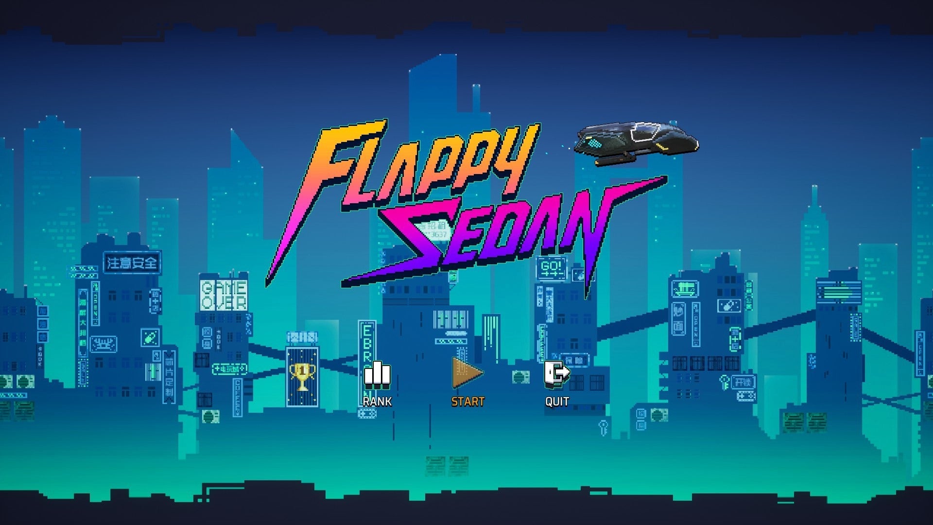 Flappy Bir—I mean Flappy Sedan is a minigame in Loopmancer. 
