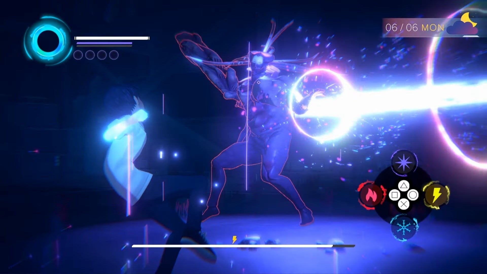 Eternights trailer featured quick time events as well as elemental power-based combat. 