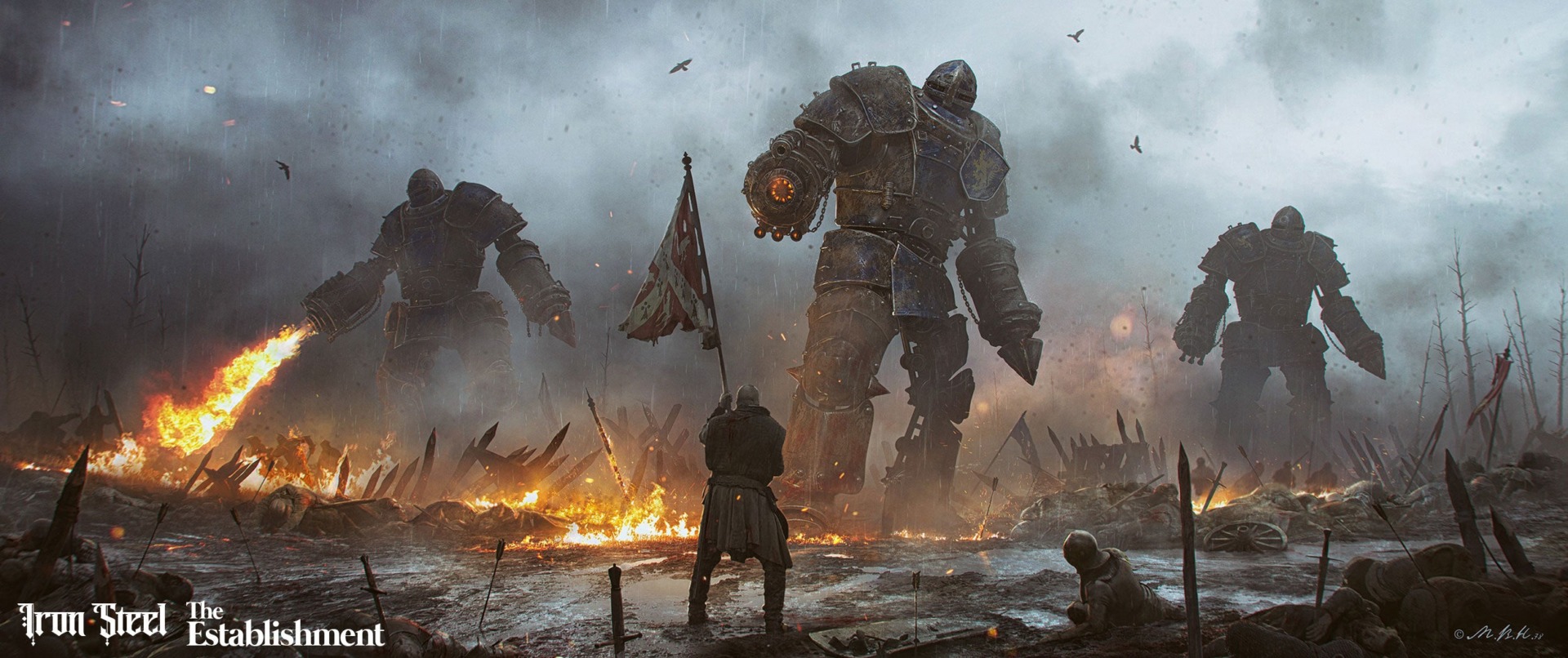 An image from Iron Steel’s blockbuster reveal trailer at the Game Awards