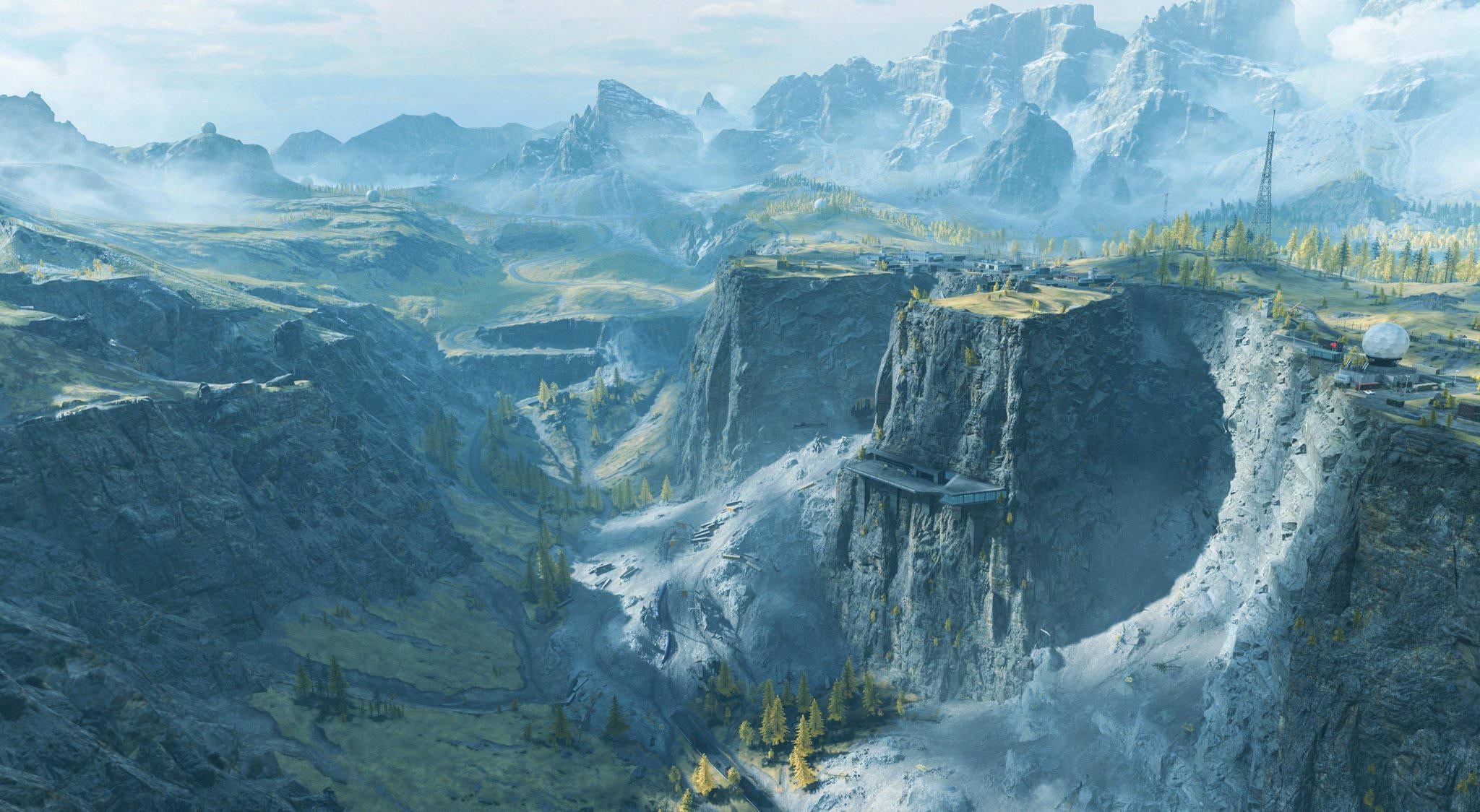 Exposure, the new map, is split across two levels, with a series of tunnels, ropes and elevators linking the two