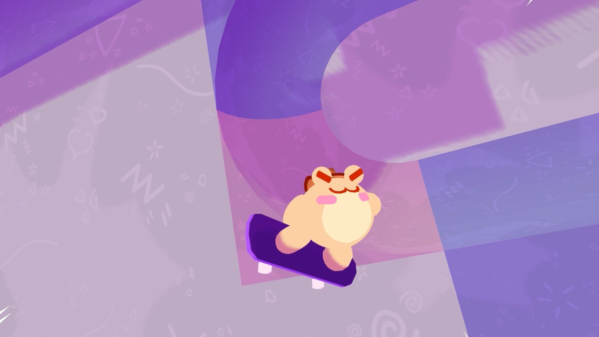 Frogs can skate as well as birds.