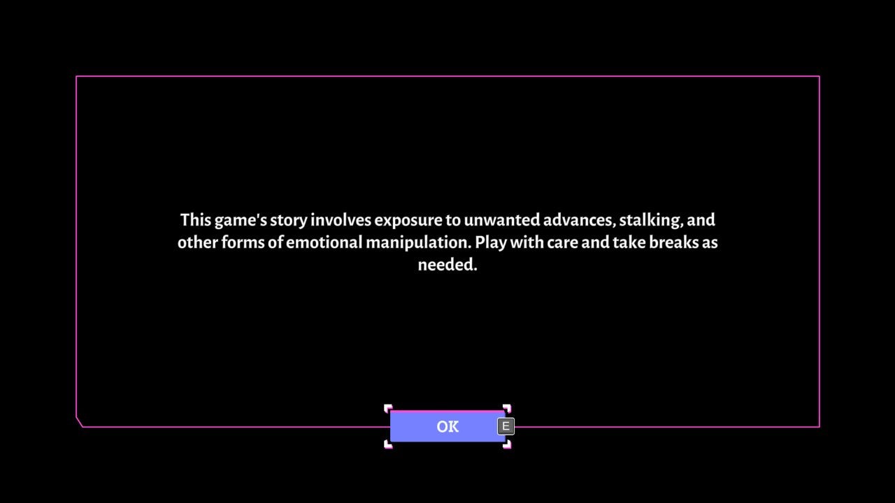 Kitfox’s Boyfriend Dungeon received an update to its content warning as a response to community feedback.