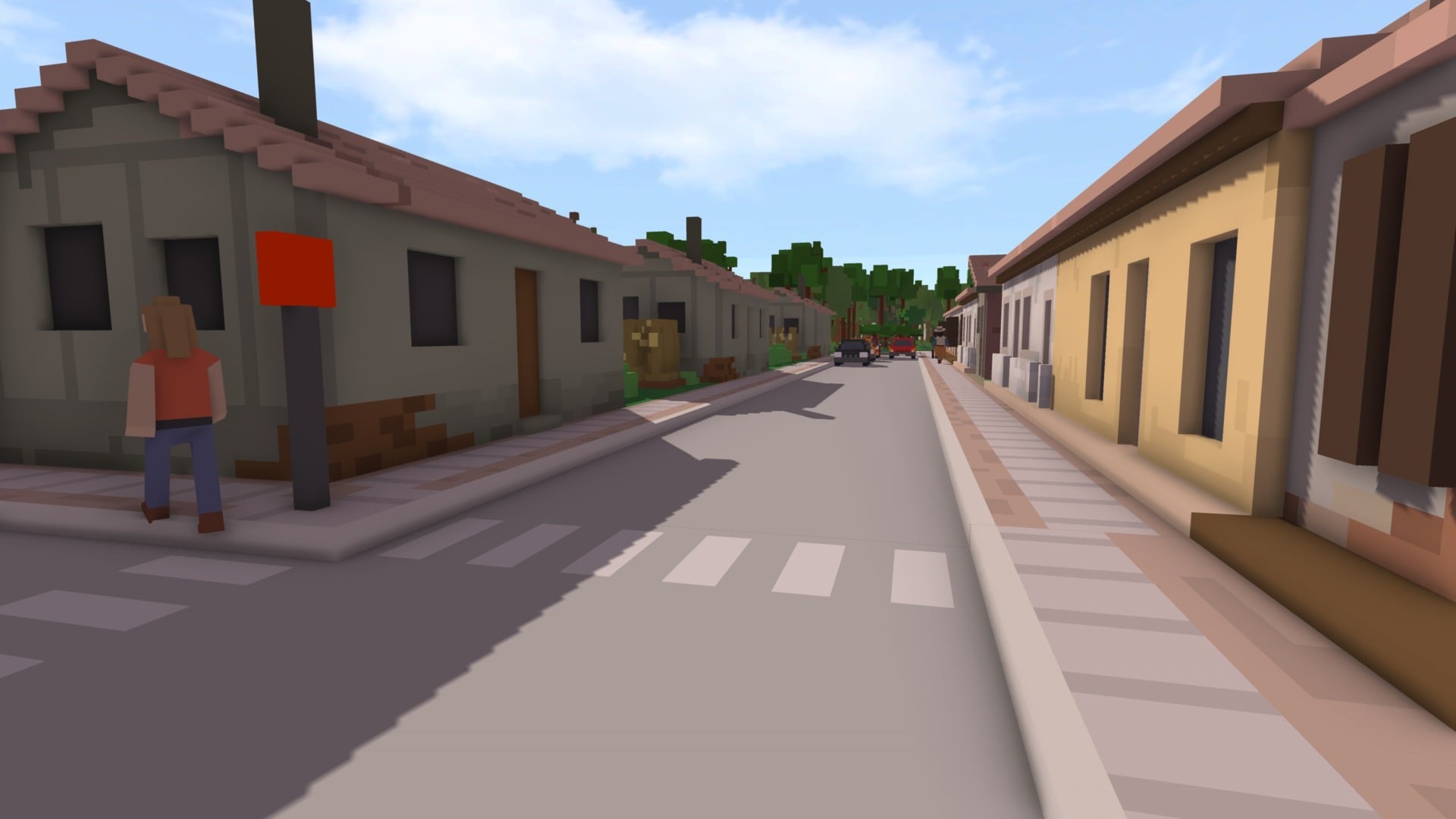 At the press of a button you can zoom right down to street level and wander around, checking out your creation from a resident’s point of view