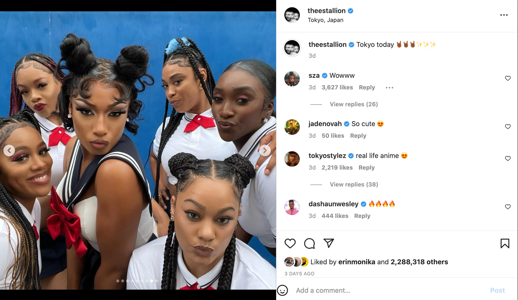 Screenshot: Megan Thee Stallion’s Instagram