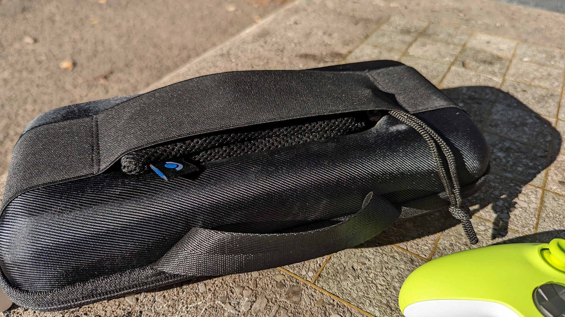 Deckmate parts fit snugly in the underside compartment of the Steam Deck’s stock case.