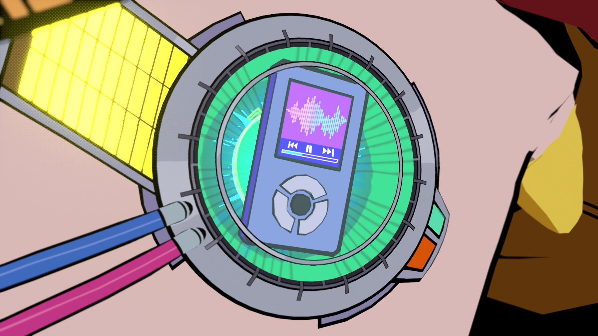 Music as the heart of Hi-Fi Rush’s design and at the literal heart of its hero.