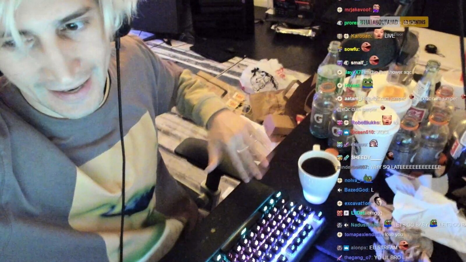 Twitch Star xQc Horrifies World With Messy, Smelly Room (Again) - Kotaku