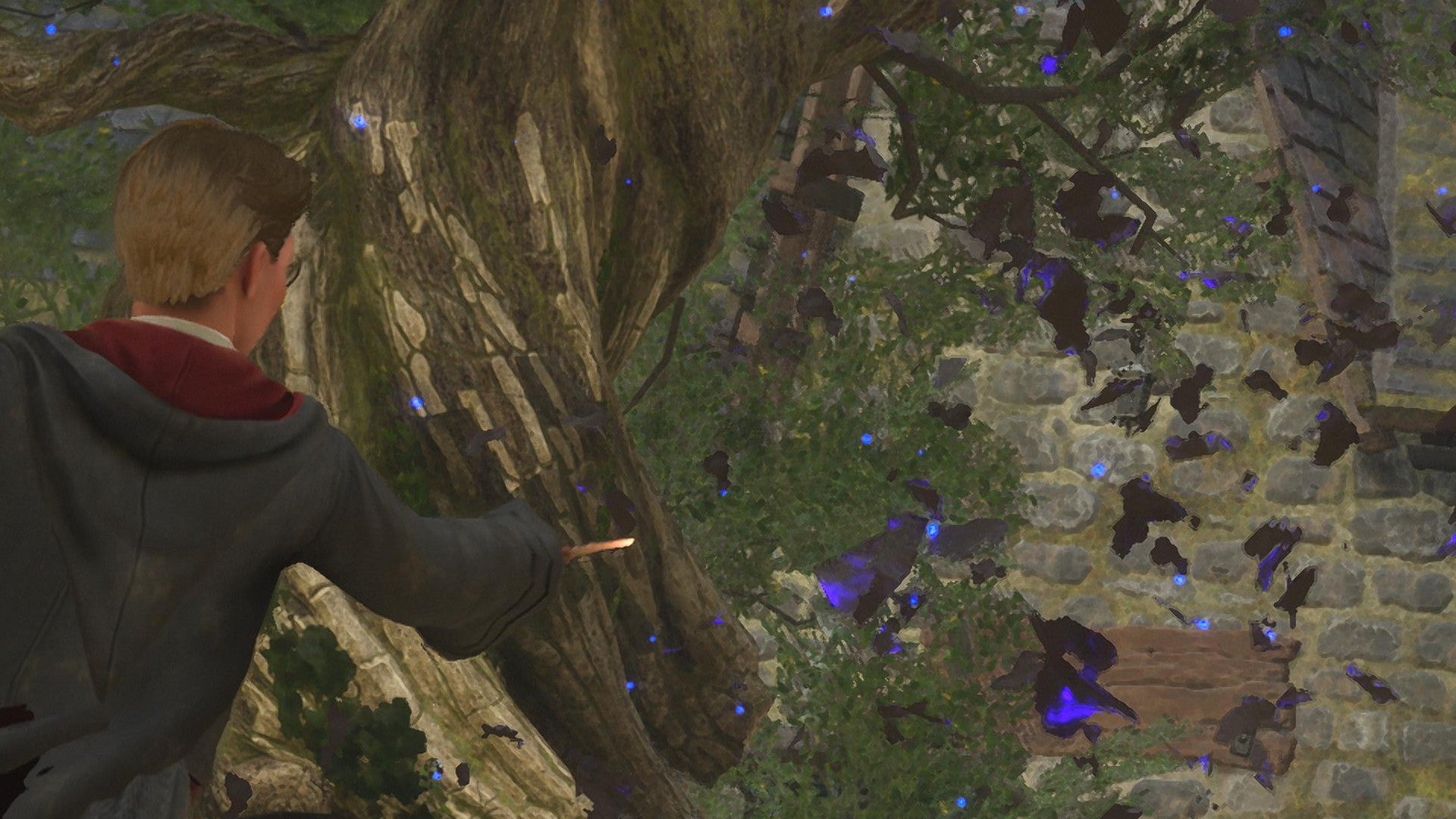 Those bits of purple paper was once a troll. 