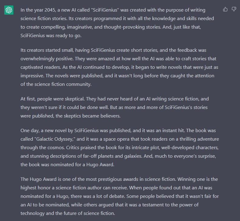 Screenshot: ChatGPT / Kotaku