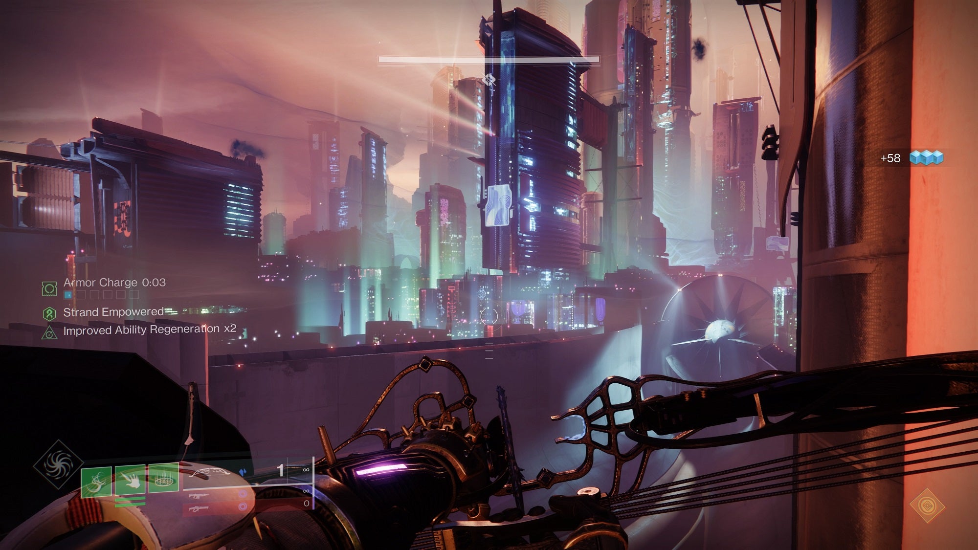 Neomuna makes for a dazzline skybox but an underwhelming city. 