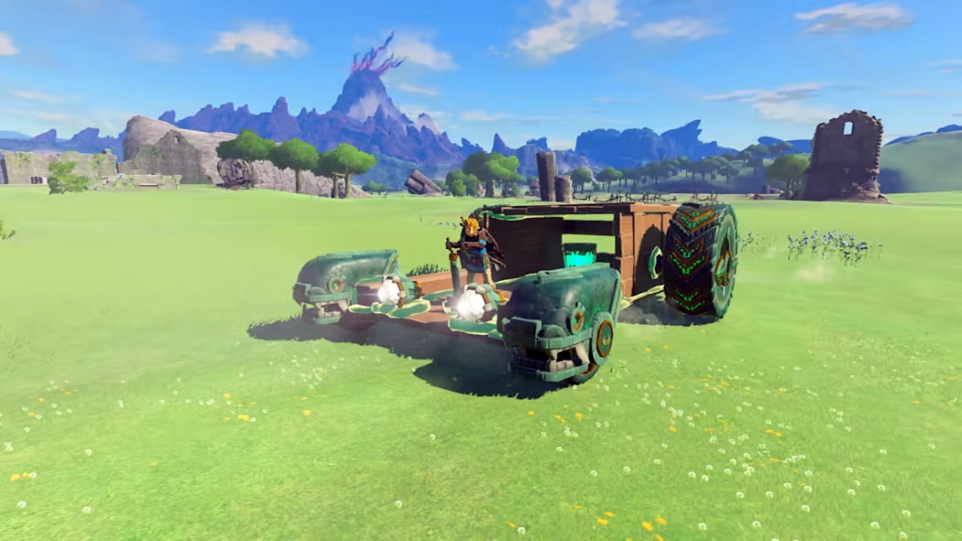 Swerving through The Great Plateau.