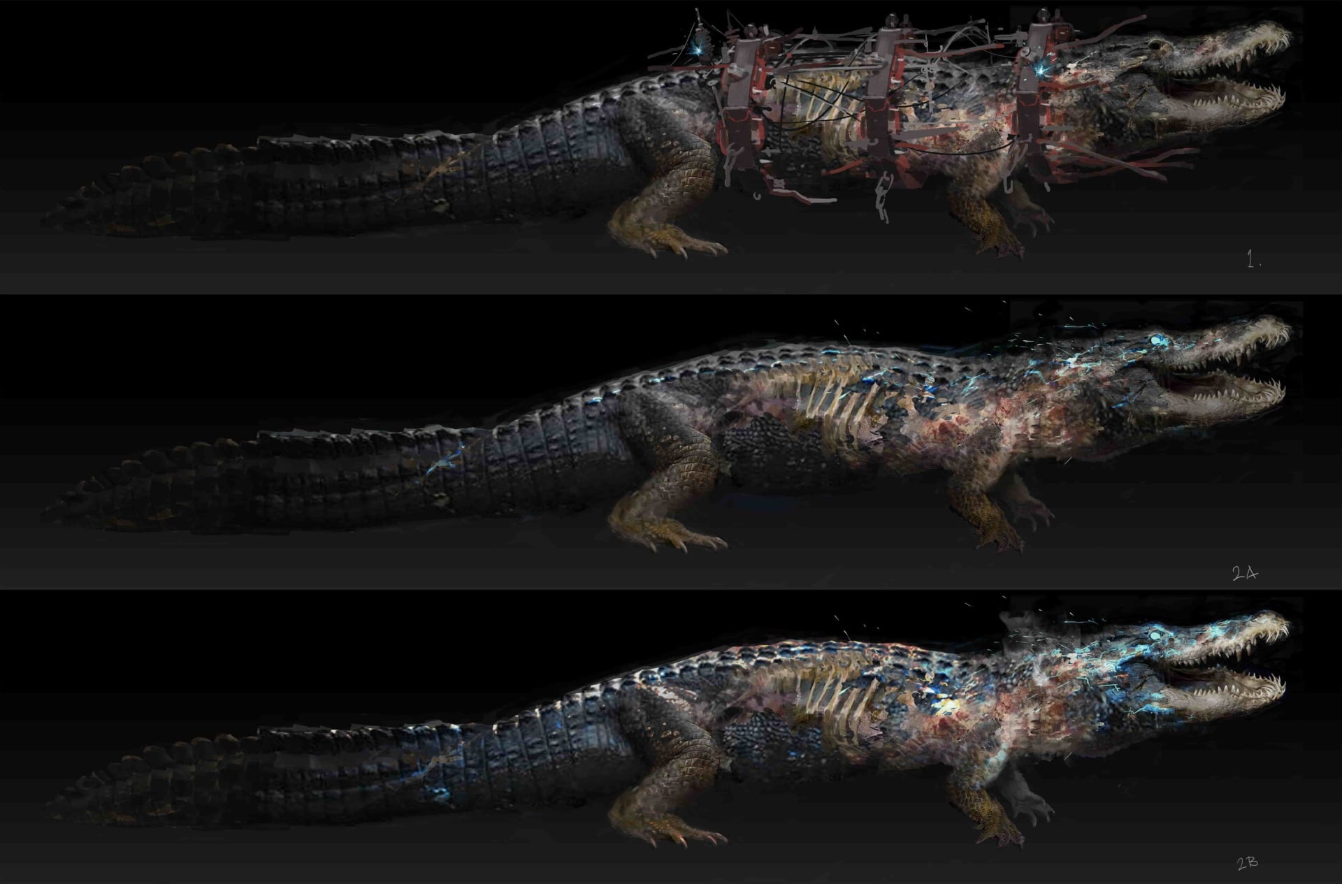 Early concept art like this helped establish how impressive Rotjaw looks in-game.