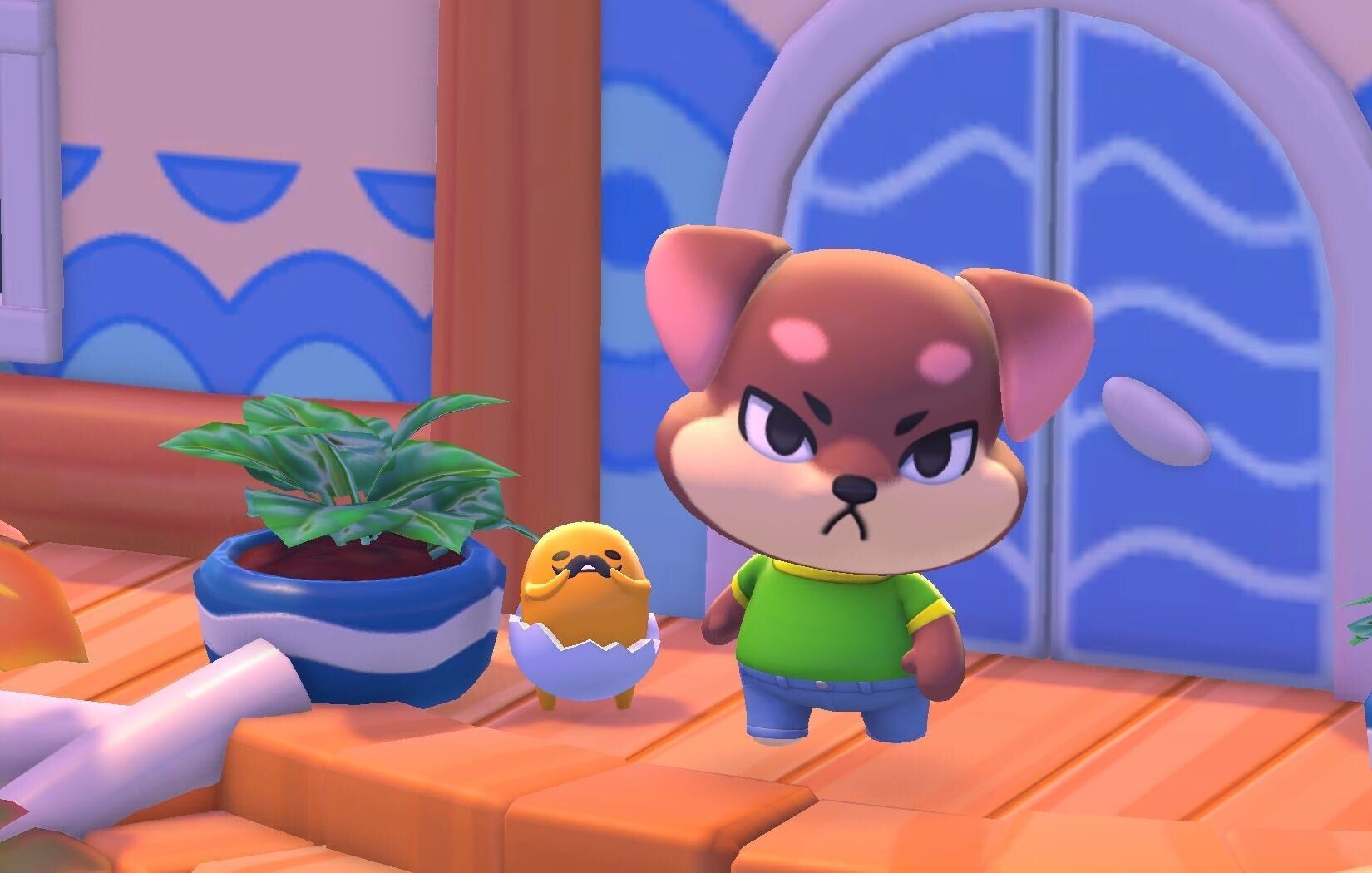 Taking selfies with Gudetama is an important part of the process.