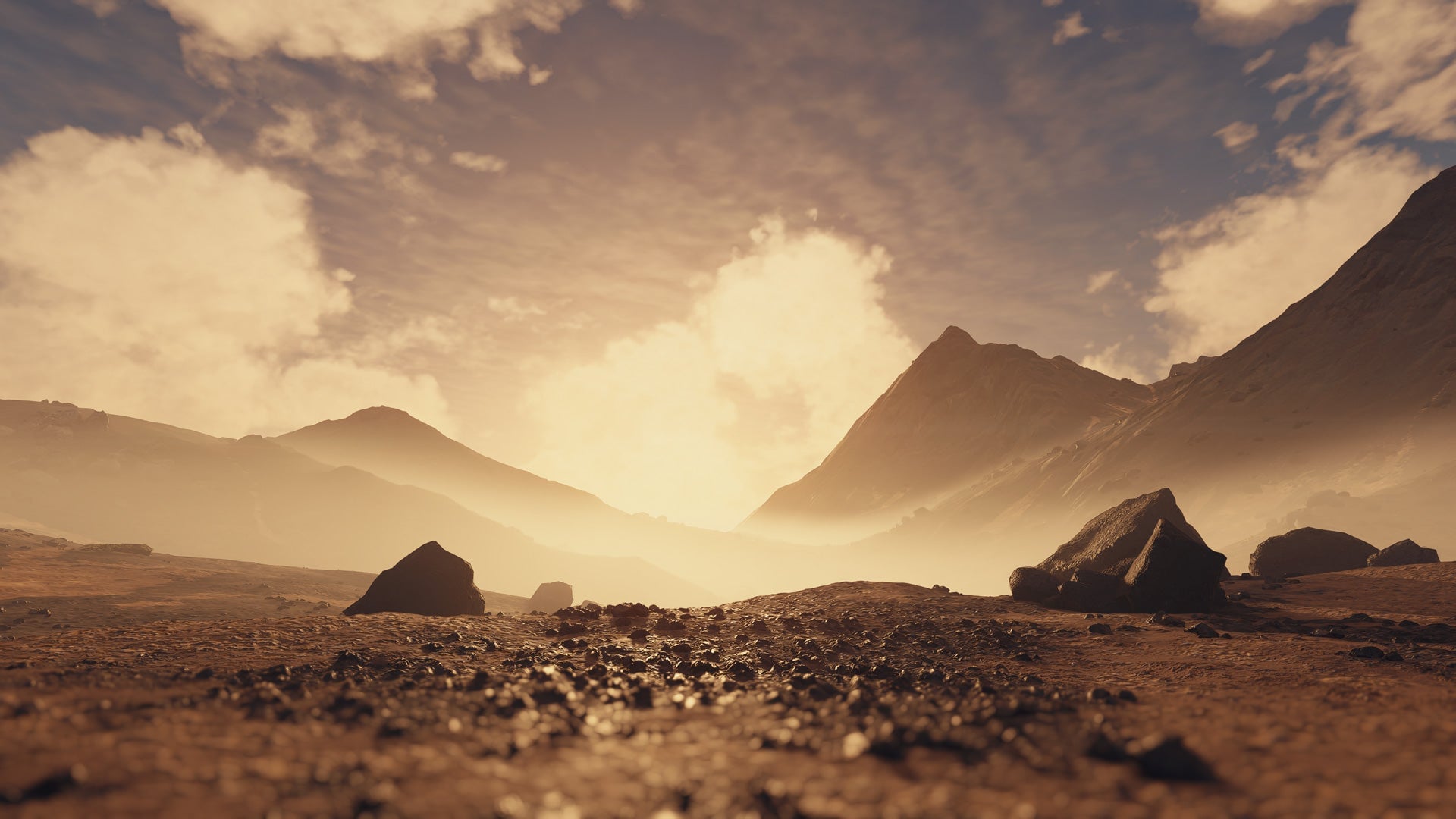 It’s like slipping into a warm tub of space (except it’s really warm here because this planet’s radioactive as hell).